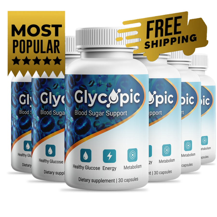 Glycopic blood sugar support bottles